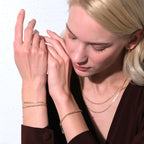 Flow Chain Gold Bracelet Solid Gold