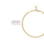Loop Chain Gold Bracelet Solid Gold