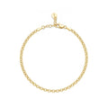 Loop Chain Gold Bracelet Solid Gold