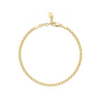 Loop Chain Gold Bracelet Solid Gold