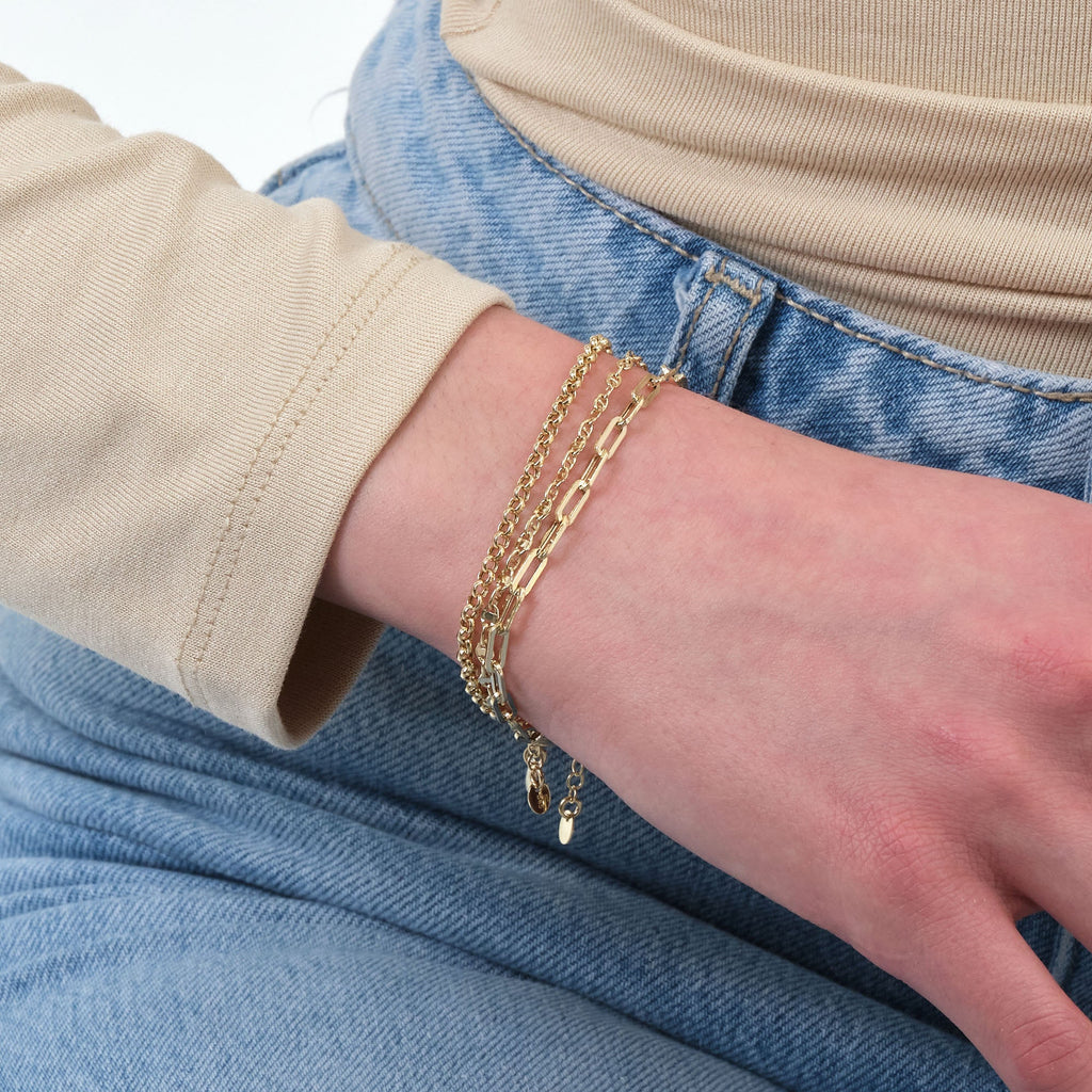 Chain Gold Bracelet Solid Gold