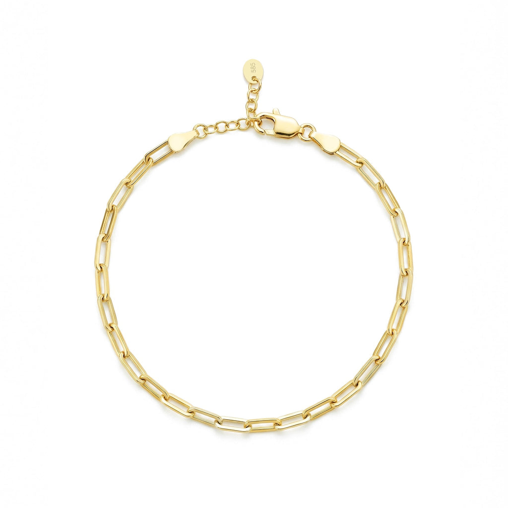 Chain Gold Bracelet Solid Gold