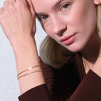 Unity Chain Gold Bracelet Solid Gold