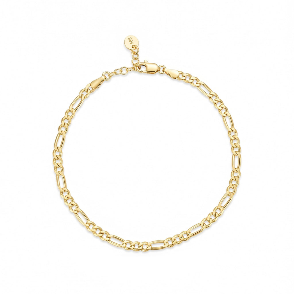 Merge Chain Gold Bracelet Solid Gold
