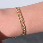 Mariner Chain Gold Bracelet Solid Gold