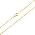 Singapore Chain Necklace Solid Gold