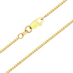 Cube Chain Necklace Solid Gold