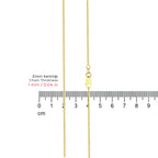 Cube Chain Necklace Solid Gold