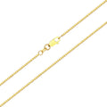Cube Chain Necklace Solid Gold
