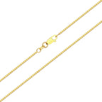 Cube Chain Necklace Solid Gold