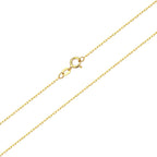 Cable Chain Necklace Solid Gold