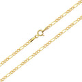 Figaro Chain Necklace Solid Gold