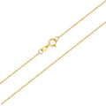 Ball Chain Necklace Solid Gold