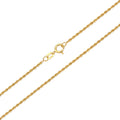 Rope Chain Necklace Solid Gold