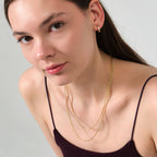 Gourmette Chain Necklace Solid Gold