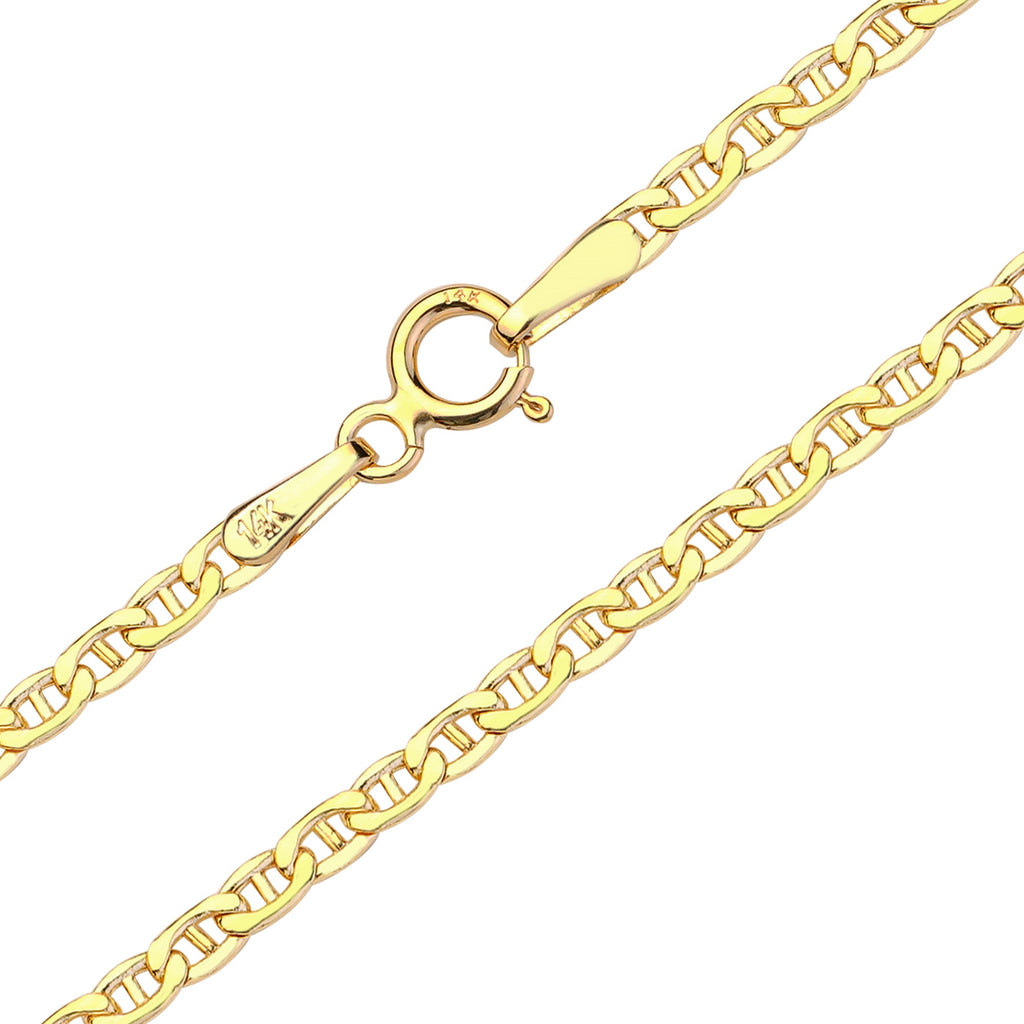 Mariner Chain Necklace Solid Gold
