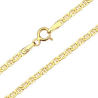Mariner Chain Necklace Solid Gold
