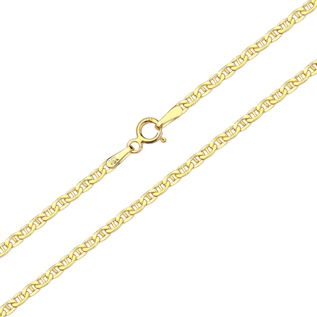 Mariner Chain Necklace Solid Gold