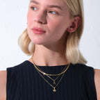 Valentino Chain Necklace Solid Gold