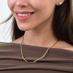 Valentino Chain Necklace Solid Gold