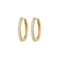Hoop Earrings 14K Solid Gold