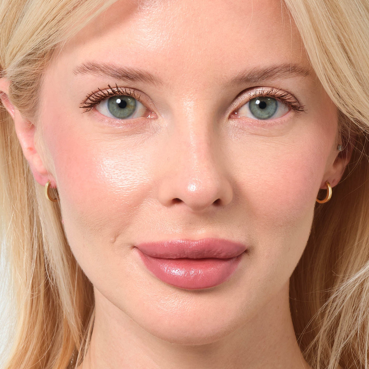 Plain Hoop Earrings 14K Solid Gold