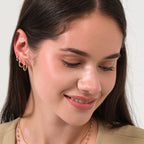 Hoop Earrings Solid Gold