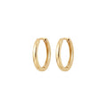 Hoop Earrings Solid Gold