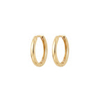 Hoop Earrings Solid Gold