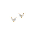 Double Marquise Earrings Solid Gold