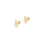 Snake Earrings Solid Gold
