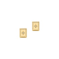 Nova North Star Earrings Solid Gold
