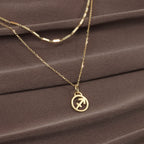 Zodiac Symbol Necklace Solid Gold