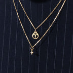 Zodiac Symbol Necklace Solid Gold