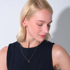 North Star Necklace Solid Gold