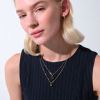 North Star Necklace Solid Gold