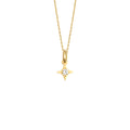 North Star Necklace Solid Gold