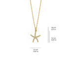 Starfish Necklace Solid Gold
