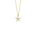 Starfish Necklace Solid Gold