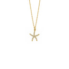 Starfish Necklace Solid Gold