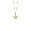 Star Necklace Solid Gold