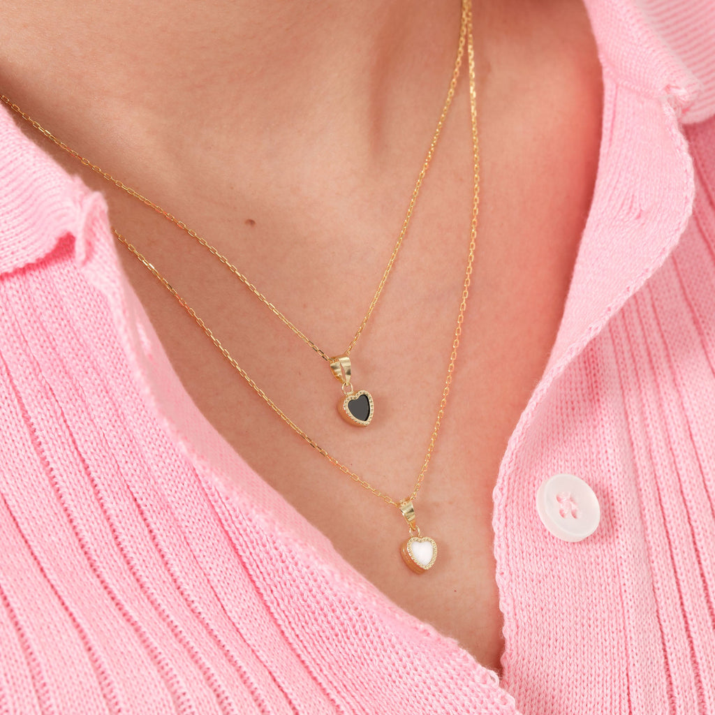 Heart Pendant Solid Gold