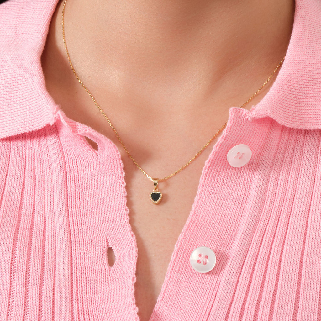 Heart Pendant Solid Gold