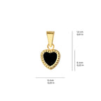 Heart Pendant Solid Gold