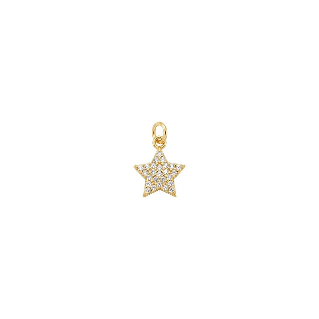 Star Charm Solid Gold