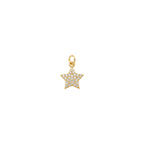 Star Charm Solid Gold