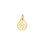 Cancer Zodiac Charm Solid Gold