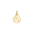 Scorpio Zodiac Charm Solid Gold