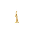 Number 1 Charm Solid Gold