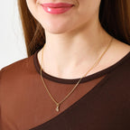 Lucky Number 7 Charm Solid Gold